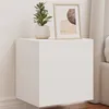 Image de vidaXL Meubles TV Muraux avec Lumières LED 2 pcs, Armoires de Télévision Suspendues avec Rangement, Meubles Télé Flottants 837247
