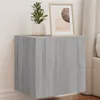 Image de vidaXL Meuble TV mural avec lumières LED sonoma gris 40,5x35x40 cm837256