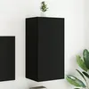 Image de vidaXL Meuble TV Mural avec Lumières LED, Armoire de Télévision Suspendue avec Rangement, Meuble Télé Flottant, Moderne, 837261