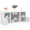 Image de vidaXL Buffet avec Lumières LED, Armoire avec Porte, Meuble de Rangement, Organisateur de Salon Entrée Salle de Séjour, 3209086