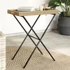 Image de vidaXL Table à Plateau Pliable, Table à Manger, Table de Repas, Meuble de Patio Balcon Terrasse Arrière-cour Extérieur, 365130
