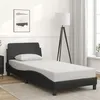 Image de Cadre de lit sans matelas noir 80x200 cm similicuir