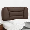 Image de vidaXL Hoofdbordkussen 80 cm kunstleer bruin374534