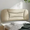 Image de Coussin de tête de lit - VIDAXL - Crème - 100 cm - Tissu polyester - Rembourré en fibre de polypropylène