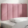 Image de vidaXL Coussin de Tête de Lit, Oreiller de Tête de Lit avec Bandes Auto-agrippantes, Coussin Rembourré Chambre à Coucher, 374654