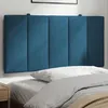 Image de vidaXL Coussin de Tête de Lit, Oreiller de Tête de Lit avec Bandes Auto-agrippantes, Coussin Rembourré Chambre à Coucher, 374659