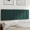 Image de vidaXL Coussin de Tête de Lit, Oreiller de Tête de Lit avec Bandes Auto-agrippantes, Coussin Rembourré Chambre à Coucher, 374664