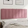 Image de vidaXL Coussin de Tête de Lit, Oreiller de Tête de Lit avec Bandes Auto-agrippantes, Coussin Rembourré Chambre à Coucher, 374666