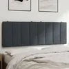 Image de vidaXL Coussin de Tête de Lit, Oreiller de Tête de Lit avec Bandes Auto-agrippantes, Coussin Rembourré Chambre à Coucher, 374670