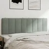 Image de vidaXL Coussin de Tête de Lit, Oreiller de Tête de Lit avec Bandes Auto-agrippantes, Coussin Rembourré Chambre à Coucher, 374675