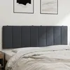 Image de vidaXL Coussin de Tête de Lit, Oreiller de Tête de Lit avec Bandes Auto-agrippantes, Coussin Rembourré Chambre à Coucher, 374676