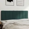 Image de vidaXL Coussin de Tête de Lit, Oreiller de Tête de Lit avec Bandes Auto-agrippantes, Coussin Rembourré Chambre à Coucher, 374678