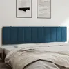Image de vidaXL Coussin de tête de lit bleu 200 cm velours