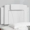 Image de vidaXL Hoofdbordkussen 80 cm kunstleer wit374761
