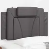 Image de vidaXL Hoofdbordkussen 80 cm kunstleer grijs374763