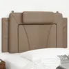 Image de vidaXL Hoofdbordkussen 100 cm kunstleer cappuccinokleurig374778