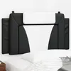 Image de vidaXL Hoofdbordkussen 100 cm kunstleer zwart en wit374779