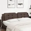 Image de vidaXL Hoofdbordkussen 200 cm kunstleer bruin374885