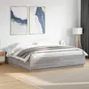 Image de vidaXL Cadre de Lit, Lit Double avec Sommier à Lattes, Lit Adulte, Meuble de Chambre à Coucher, Moderne, Sonoma Gris 180x200 3209686