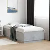 Image de vidaXL Bedframe bewerkt hout betongrijs 90x190 cm3209754