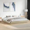 Image de vidaXL Cadre de Lit avec Lumières LED, Sommier à Lattes, Lit Double, Lit Adulte de Chambre à Coucher Intérieur, Moderne, 3209767