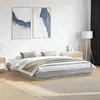 Image de vidaXL Cadre de Lit avec Lumières LED, Sommier à Lattes, Lit Double, Lit Adulte de Chambre à Coucher Intérieur, Moderne, 3209777