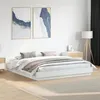 Image de vidaXL Cadre de Lit, Sommier à Lattes, Lit Double, Lit Adulte de Chambre à Coucher Intérieur, Moderne, Blanc 200x200 cm Bois 3209828