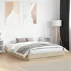 Image de vidaXL Bedframe bewerkt hout sonoma eikenkleurig 135x190 cm3209879
