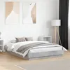 Image de vidaXL Bedframe bewerkt hout betongrijs 120x190 cm3209887