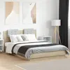 Image de Cadre de lit sans matelas chêne sonoma 140x200 cm