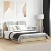 Image de Cadre de lit sans matelas chêne sonoma 140x190 cm