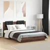 Image de vidaXL Bedframe met hoofdeinde bruin eikenkleurig 120x190 cm3209967