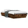 Image de vidaXL Cadre de Lit avec Lumières LED, Sommier à Lattes, Lit Simple, Lit Adulte de Chambre à Coucher Intérieur, Moderne, 839543