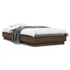 Image de vidaXL Bedframe met LED-verlichting bruin eikenkleurig 75x190 cm839552