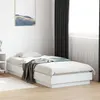 Image de vidaXL Bedframe bewerkt hout wit 100x200 cm839595