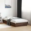 Image de vidaXL Bedframe zonder matras bewerkt hout bruin eikenkleur 90x190 cm839636