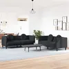 Image de vidaXL Ensemble de canapés 2 pcs avec coussins noir velours3209262