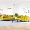 Image de vidaXL Ensemble de Canapés 2 pcs avec Coussins, Canapés avec Accoudoirs et Pieds, Meubles de Salon Salle de Séjour, Moderne, 3209263