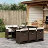 Image de vidaXL Ensemble à Manger de Jardin avec Coussins 7 pcs, Table et Chaise de Terrasse, Meubles de Patio, Mobilier d'Extérieur, 3210549