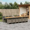 Image de vidaXL 13-delige Tuinset met kussens poly rattan grijs3210590
