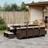 Image de vidaXL Ensemble à Manger de Jardin avec Coussins 13 pcs, Table et Chaise de Terrasse, Meubles de Patio, Mobilier 3210621