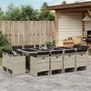 Image de vidaXL Ensemble à Manger de Jardin avec Coussins 13 pcs, Table et Chaise de Terrasse, Meubles de Patio 3210683