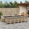 Image de Salon de jardin GENERIQUE 13 pieces resine tressee 54 x 54 cm 3 personnes