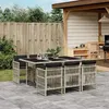 Image de vidaXL Ensemble à Manger de Jardin avec Coussins 7 pcs, Table et Chaise de Terrasse, Meubles de Patio, Mobilier d'Extérieur, 3210911
