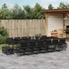 Image de vidaXL Salon de Jardin avec Coussins 11 pcs, Canapés avec Pieds Réglables, Ensemble de Meubles d'Extérieur Patio Terrasse, 3219178