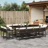 Image de vidaXL 13-delige Tuinset met kussens poly rattan bruin3211581