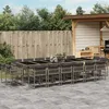 Image de vidaXL Salon de Jardin avec Coussins 10 pcs, Canapés de Patio, Ensemble de Meubles, Mobilier de Terrasse Extérieur, Beige 3257822