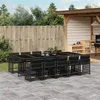 Image de vidaXL Ensemble à Manger de Jardin avec Coussins 11 pcs, Table et Chaises à Dossier Rabattable, Meubles d'Extérieur Patio 3211651