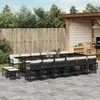 Image de vidaXL Salon de Jardin avec Coussins 10 pcs, Canapés de Terrasse, Ensemble de Meubles de Patio, Mobilier d'Extérieur, Beige 3260154
