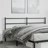 Image de vidaXL Hoofdbord 180 cm metaal zwart355401